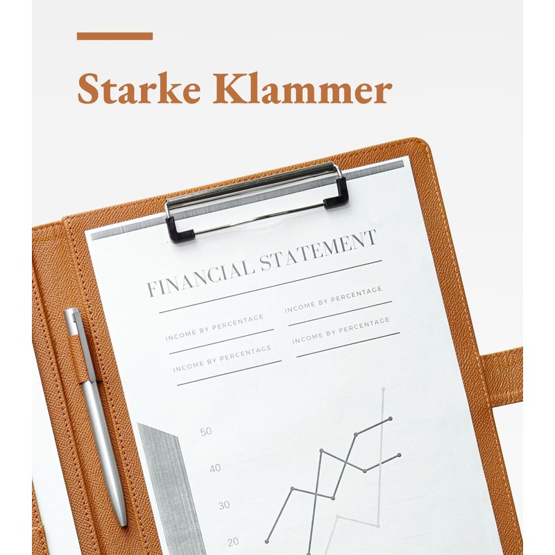 Mymazn Clipboard A4 with Lid, Folder A4 Writing Case Clipboard