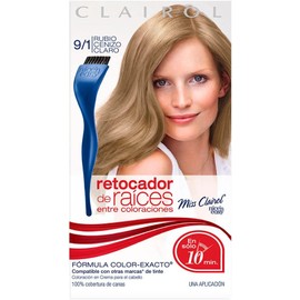 Tinte retoque raíz permanente Miss Clairol 91 Rubio Cenizo Claro 70 ml