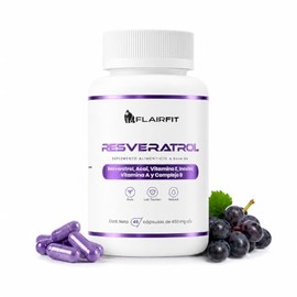 Resveratrol Suplemento Alimenticio, 45 Cápsulas                                                                                                       