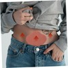 Healvian 10sheets Waist Patch Wormwood Belly Stickers for Women Natural