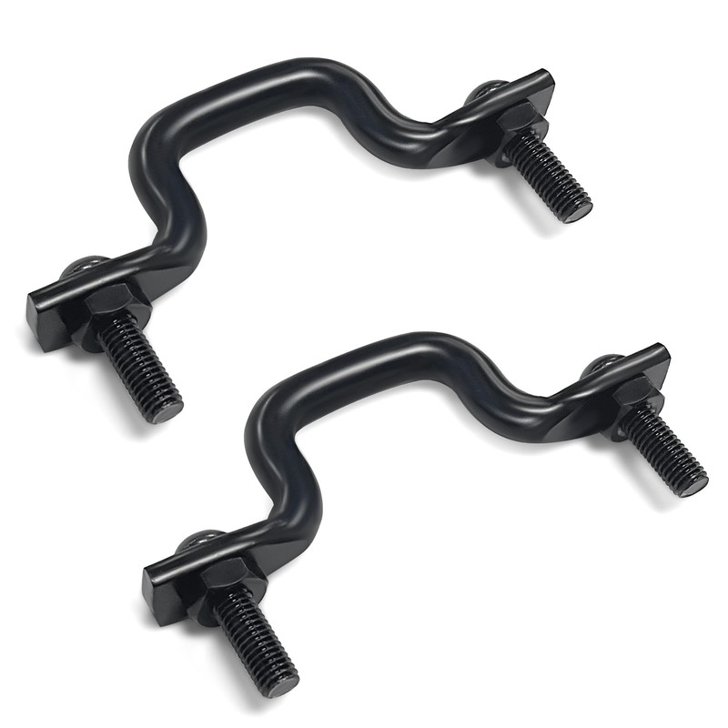 Jetuplusllc Pair Rear Bed Tie Down Hooks with Bolts Compatible
