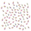 "Honbay 100PCS 6x10mm Crystal AB Flat Back Rhinestones Super Shiny