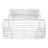Hair Dryer Holder Stainless Steel Wall Mounted Bathroom Storage Rack