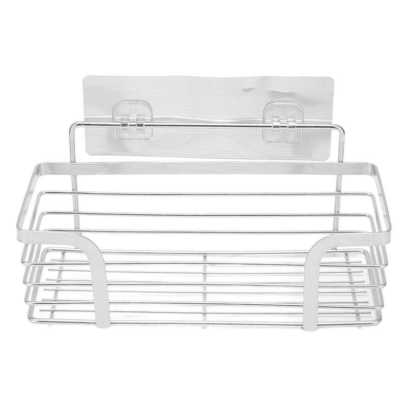 Hair Dryer Holder Stainless Steel Wall Mounted Bathroom Storage Rack