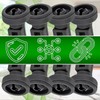Pack of 8 Universal Dishwasher Basket Wheels with Original Code