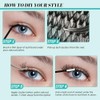 Lash Clusters Kit 320Pcs,30D 40D Eyelash Extension Kit,Lash Bond and