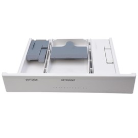 W10861667 White Washer Dispenser Drawer Assembly - Replaces W10601851 W10777950 W10794820 Compatible with Whirlpool Maytag Washer