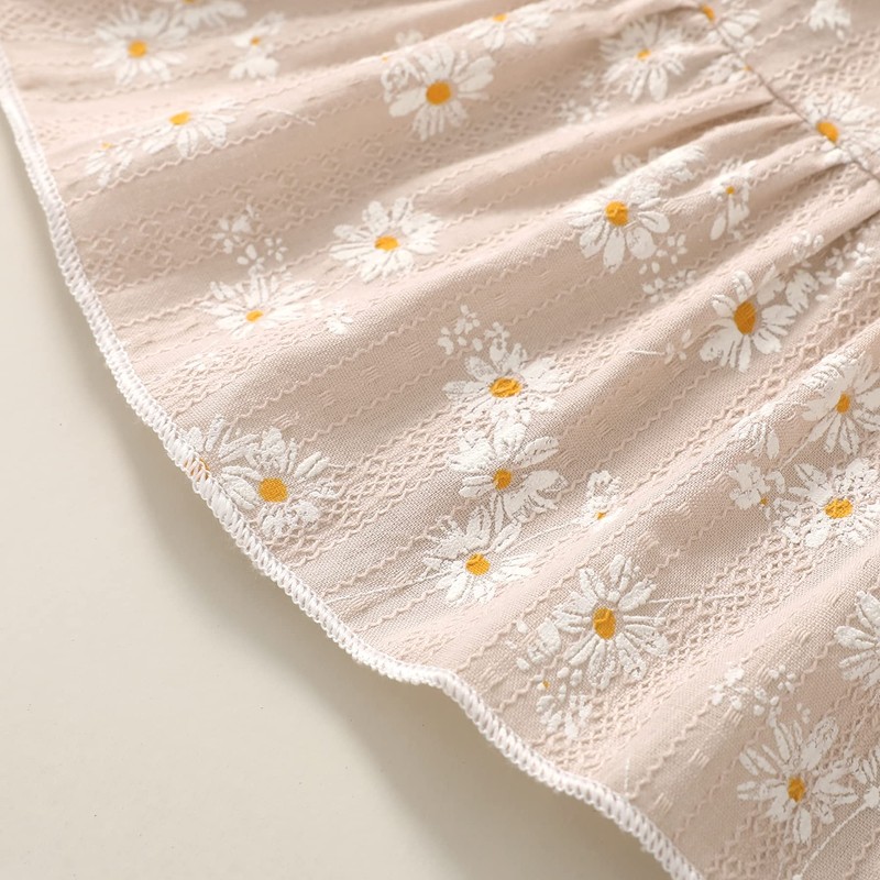 YOUNGER TREE Toddler Baby Girl Dress Summer Outfits Floral Flutter