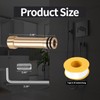 Asm-0.813-1.313 Roughin 1247985 Supply Adapter Brass,Extender To Mount The Shower