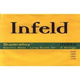Thomastik Single String H/B .125 Steel Core, Superalloy Round Wound IN34125 for Electric Bass Infeld Set IN345, IN346