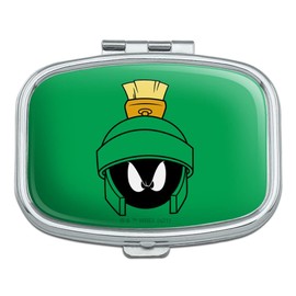 Looney Tunes Marvin Face Rectangle Pill Case Trinket Gift Box