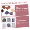 Kisangel 20pcs Tumbled Stones Gemstones Collection for Natural Polished Rocks