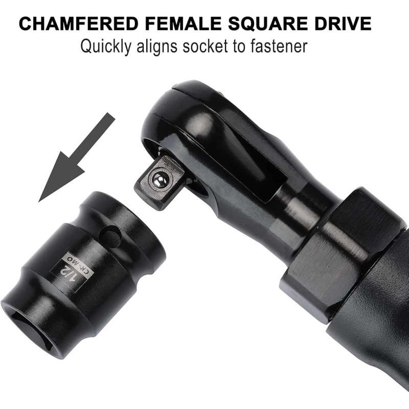 Focus tool 8PCS 1/2-Inch Drive Pipe Plug Socket Set Cr-Mo