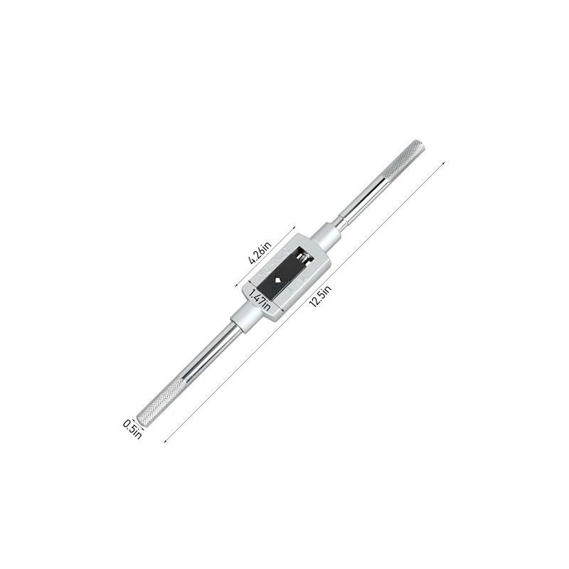 CHNPLUM M6-M20 Adjustable Tap Wrench 1/4"-3/4" Hand Taps Holder Tapping