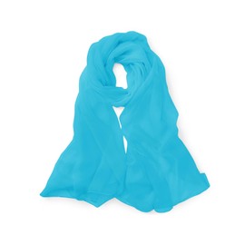 American Trends Silk Feeling Scarf for Women Long Lightweight Scarf Satin Head Scarves Wrap Neck Scarf Blue