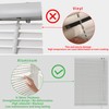 YIIBAII Mini Blinds Suitable for 25" W x 64" H