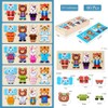 Wooden Dress Up Puzzles for Kids Gifts Boys Girls |
