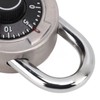 Dial Combination Lock Heat Treatment Hardened Steel Security Waterproof for