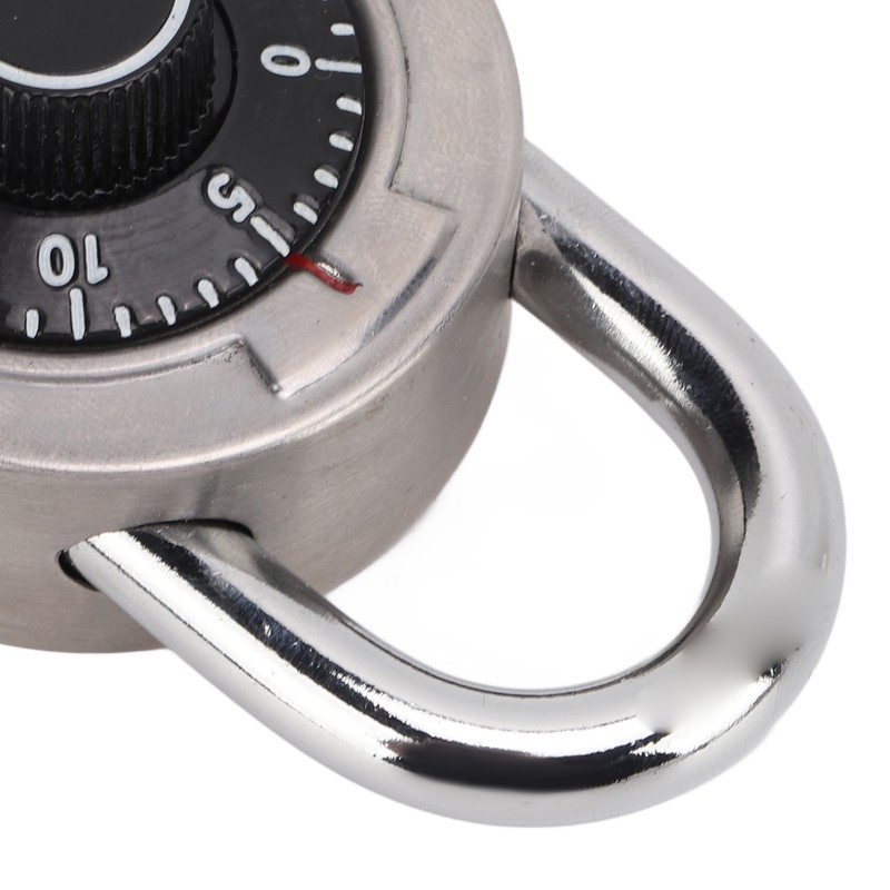Dial Combination Lock Heat Treatment Hardened Steel Security Waterproof for