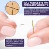 The Quilted Bear Gold Eye Crewel Embroidery Needles 3/9-16 Large