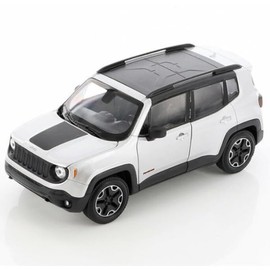 Willie 1/24 Jeep Renegade White Diecast Car, Finished Product, 24071W, White