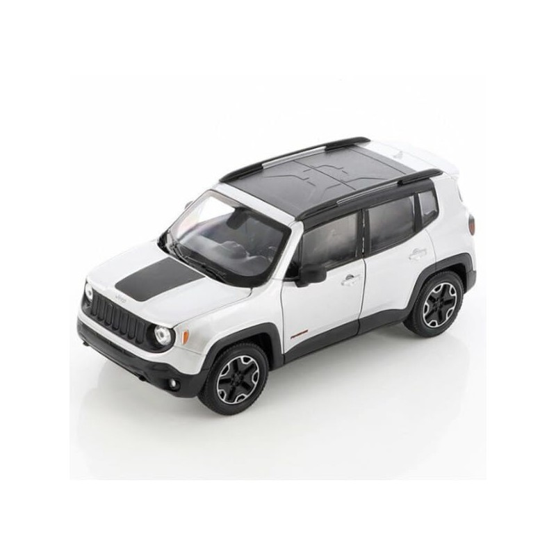 Willie 1/24 Jeep Renegade White Diecast Car, Finished Product, 24071W,