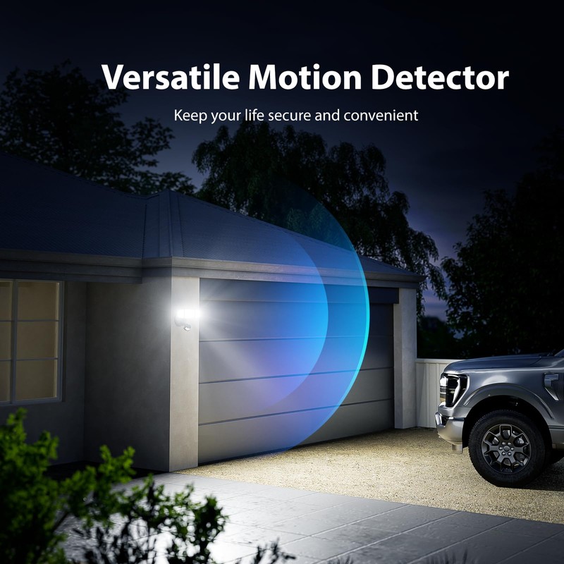 Onforu 75W LED Flood Light Motion Sensor Outdoor, 7000lm Dusk