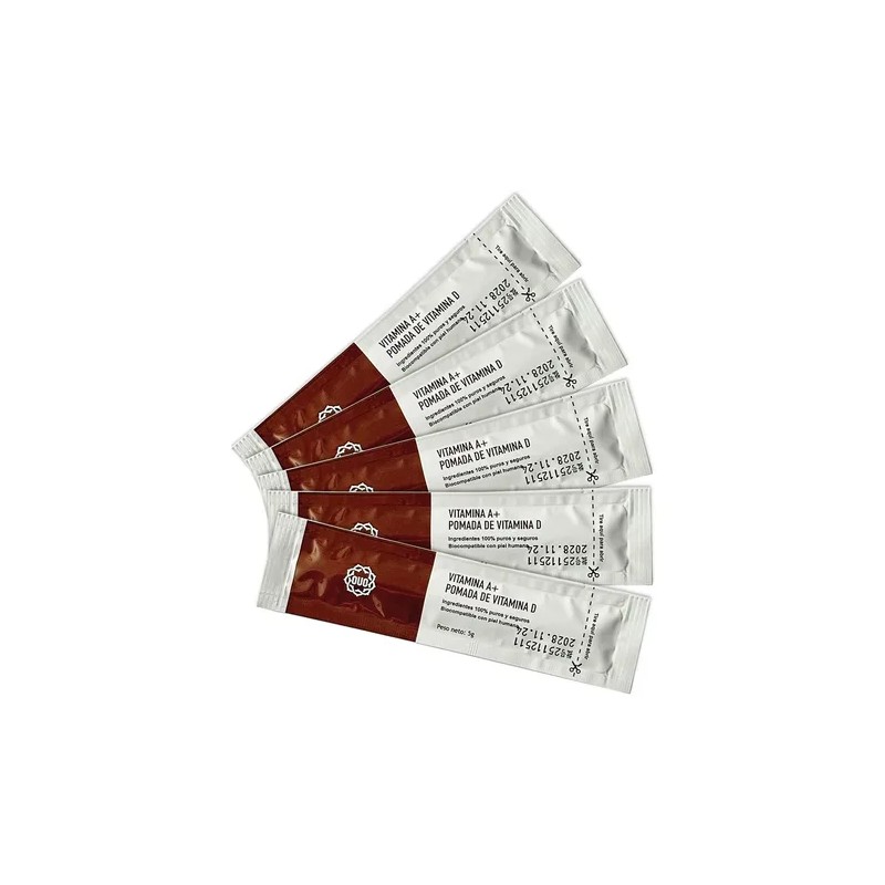 Crema Para Tatuajes Ouo Vitamina A Y D 50 Sobres
