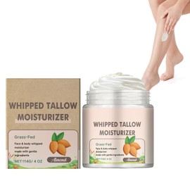 Feuchtigkeitsspendende Körpercreme mit Mandeltalg, Rindertalg Feuchtigkeitscreme Gesicht, Rindertalg Moisturizer Face, Talg Straffende Gesichtscreme, Feuchtigkeitsspendende Lotion Rindertalg