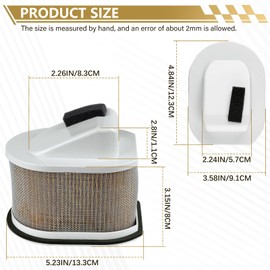 Cnornus Air Filter for Kawasaki Z750 ZR750 2004-2012 Z750 R ZR750 2011-2012 Z750 S ZR750S 2005-2009 Z1000 ZR1000 2003-2009 Z8 000 2013-2016