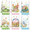 Patelai 6 Pack Easter Kitchen Towels Bunny Rabbit Dish Seasonal
