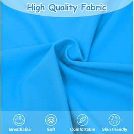 Happy Cherry Boys Swim Set 3 Pieces Swim Trunks and Rash Guard Sets Short Sleeve Sun Protection Swimwear with Swim Cap