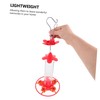 Kisangel 2pcs Hummingbird Feeder Design for Outdoor Garden and Clean