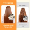 tesshair Injected Tape in Hair Extensions Human Hair 10 Pcs