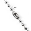 XIYAOXI 3mm Ceiling Fan Pull Chain Extender Sliver Light Chain