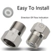 Check Valve, Electroplated Copper 1/2" Female to 1/2" Male Thread