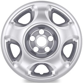 TangMiGe 4-Pack Wheel Skins Compatible with Honda CR-V CRV 2007 2008 2009 2010 2011, 17 inch 17", Hubcap, Alloy Wheel Cover (Bright Silver)