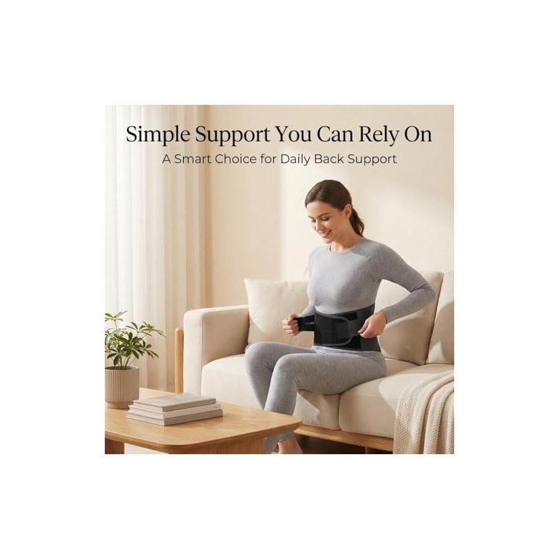 Faja lumbar para aliviar el dolor lumbar cinturón de soporte
