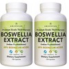 Amandean Boswellia Serrata Extract. 500mg 120 Veggie Capsules X 2  65% Boswellic