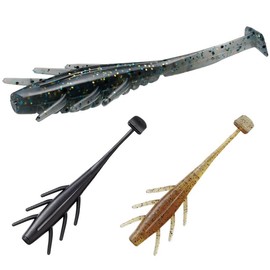 Valley Hill Shrimp Shad 4 Inch Valleyhill EBI SHAD 16 Shrimp 4 inch