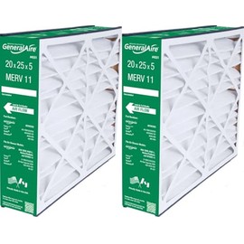 GeneralAire # 4551 20x25x5 furnace filter,-Exact Dimensions are 19 5/8"x 24 3/16"x 4 15/16"- Please Measure Carefully Before Ordering !-case of 2 filters