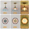 ZEYQLQZQ Glass Pendant Light Modern Pendant Lighting Fixtures Vintage Hanging