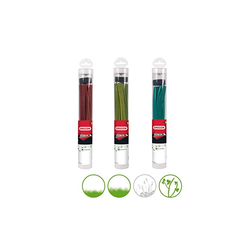 Oregon Techni Blade 539176 Precut Serrated Heavy Duty Trimmer line