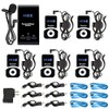 EXMAX EX-100 Audio Trans Wireless Tour Guide System Microphone Earphone for Church Translation Simultaneous Interpreting Teaching Conference Travel Assistive Listening (1 Transmitter 5 Receivers)