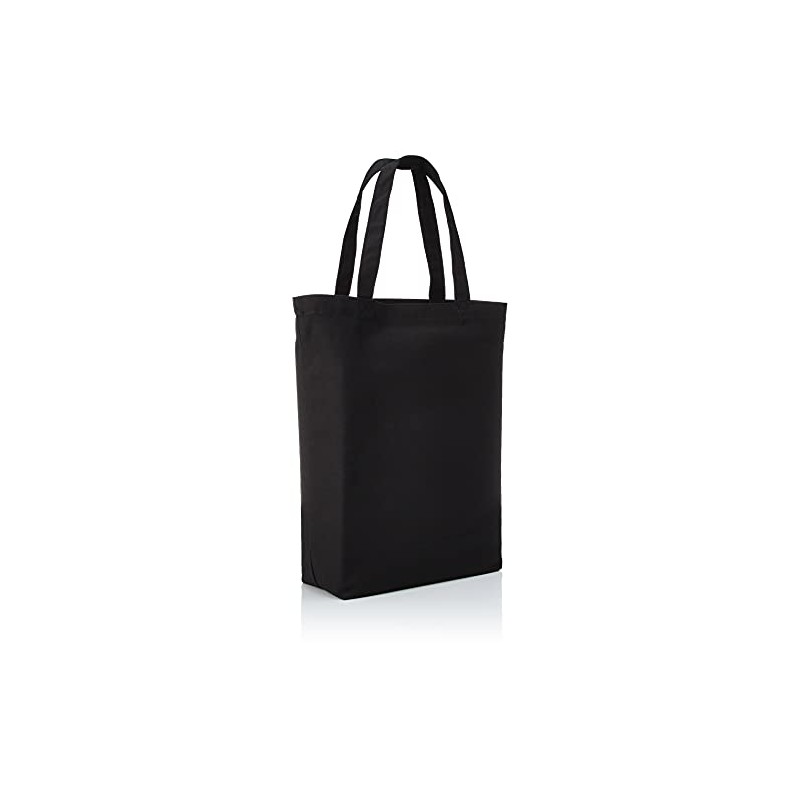 Printstar TCL 00781-TCL_M Light Canvas Tote, Black