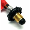 2m Meter Handwheel POL x W20 NRV Pigtail Caravan Propane