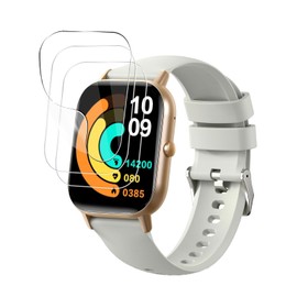 Raineed S12 Smart Watch (2025 Model Large Screen) Film Protective Film High Transparency Scatter Resistant Water Oil Resistant Anti-Scratch Anti-Fingerprint 3D Protection TPU Material Soft Screen