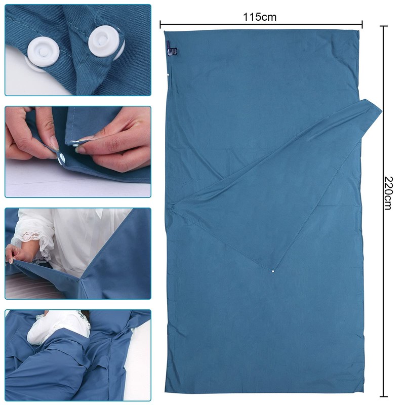 MoYouno Microfibre Sleeping Bag, Travel Sleeping Bag, Sleeping Bag Lining,