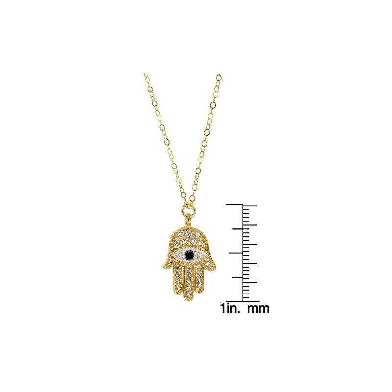 American Coin Treasures Hamsa Charm Necklace