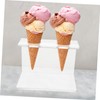 DOITOOL Ice Cream Stand Snack Stand Ice Cream Holder Cone